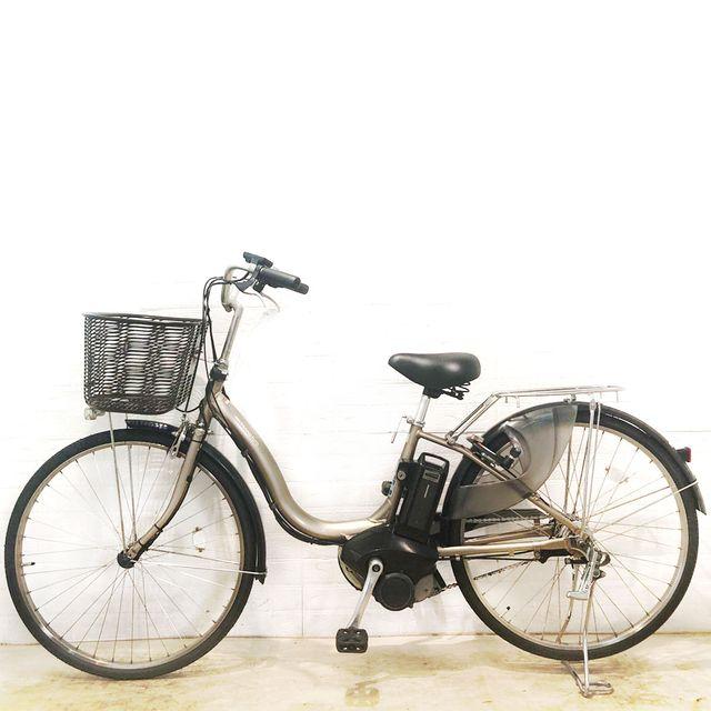 ヤマハ　PAS　ナチュラ　26インチ　電動自転車 電動自転車 ヤマハ PAS Natura 26インチ ブルー 8.7ah 2014年頃 前後