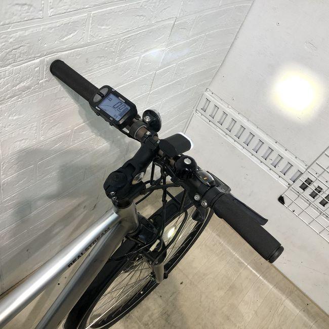 【整備済】ブリジストン リアルストリーム　中古電動自転車 26インチ バッテリー保証付（イーチャリティ那覇店） ブリヂストン リアルストリーム ブラック 26インチ YO005 【中古車