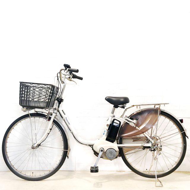 E332★整備済み　中古電動自転車★Panasonic　ViViDX【26インチ　白　16Ah】 E332☆整備済み 中古電動自転車☆Panasonic ViViDX【26インチ 白 16Ah】