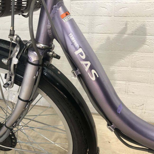 YAMAHA（ヤマハ） 電動自転車 中古 小径車 PAS コンパクト パープル 20