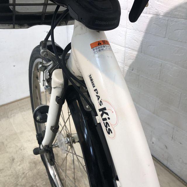 商談中「中古」YAMAHA/PAS Kiss/前22インチ 後26インチ ヤマハ PAS Kiss パス キッス カーキ 前22×後26インチ YQ098【中古車