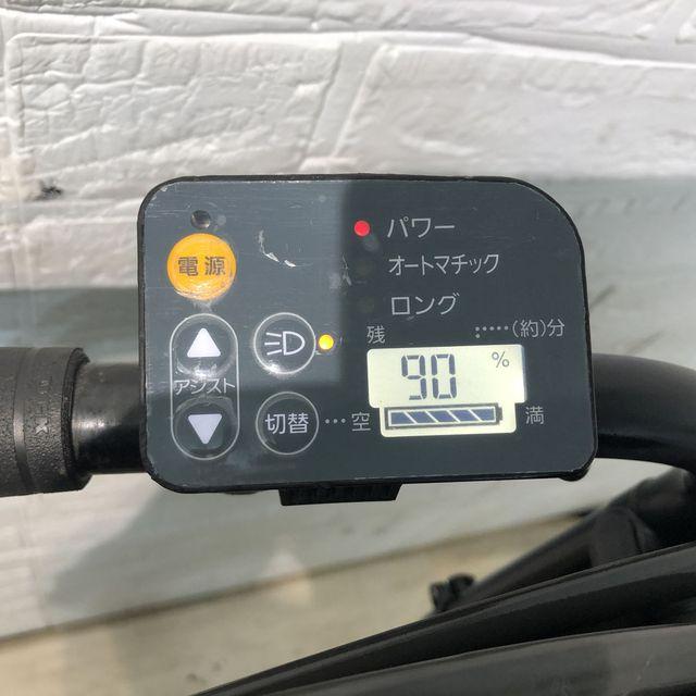 お取引中　ブリヂストンビッケポーラーe 電動中古　20インチ　12.3ah新品バッテリー付き ブリヂストン bikke POLAR e ビッケ ポーラー イー グリーン 20インチ