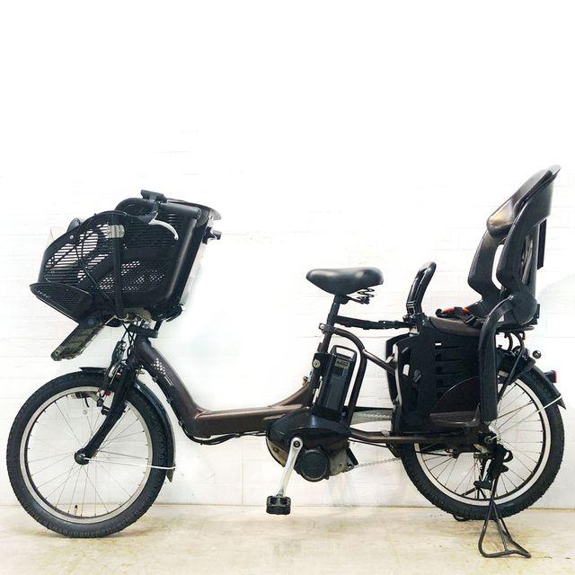 【ジャンク】子供乗せ電動アシスト自転車 アンジェリーノ 小柄なママでも安心の低床設計＞ 3人乗り(幼児2人同乗)対応 子乗せ