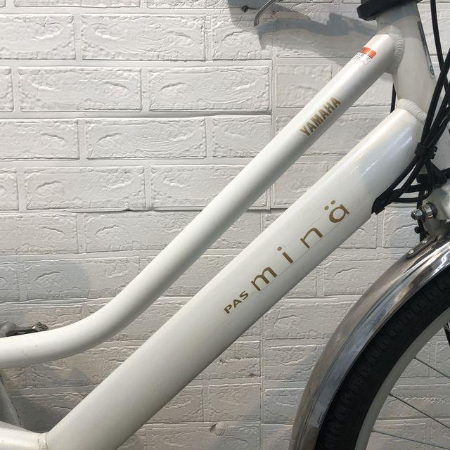 電動自転車 中古 ママチャリ ヤマハ PAS Mina パス ミナ ホワイト 26インチ YD080 電動アシスト自転車 横浜 | YAMAHA | 04