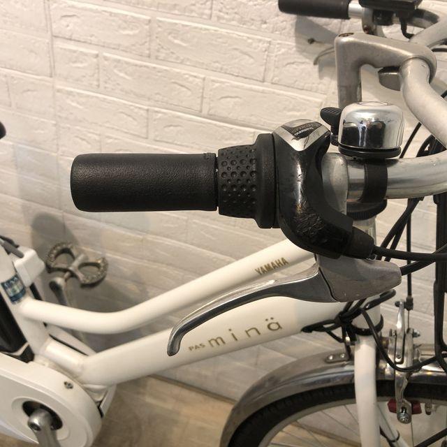 電動自転車 中古 ママチャリ ヤマハ PAS Mina パス ミナ ホワイト 26インチ YD080 電動アシスト自転車 横浜 | YAMAHA | 09