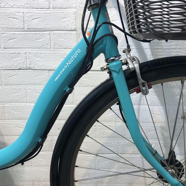 電動自転車 中古 ママチャリ ヤマハ PAS ナチュラ L ブルー 26インチ YE043 電動アシスト自転車 横浜 | YAMAHA | 04