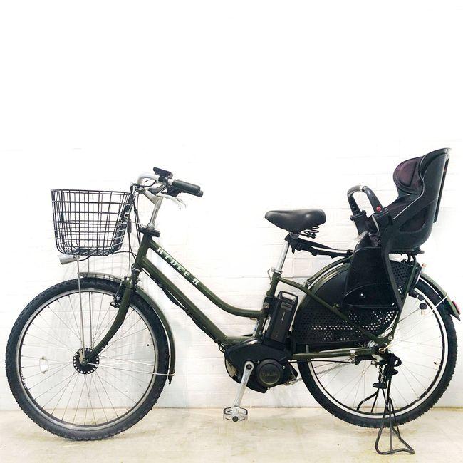 電動自転車 中古 子供乗せ ブリヂストン HYDEE 2 ハイディ ツー カーキ 26インチ YE047 電動アシスト自転車 横浜 | BRIDGESTONE | 17
