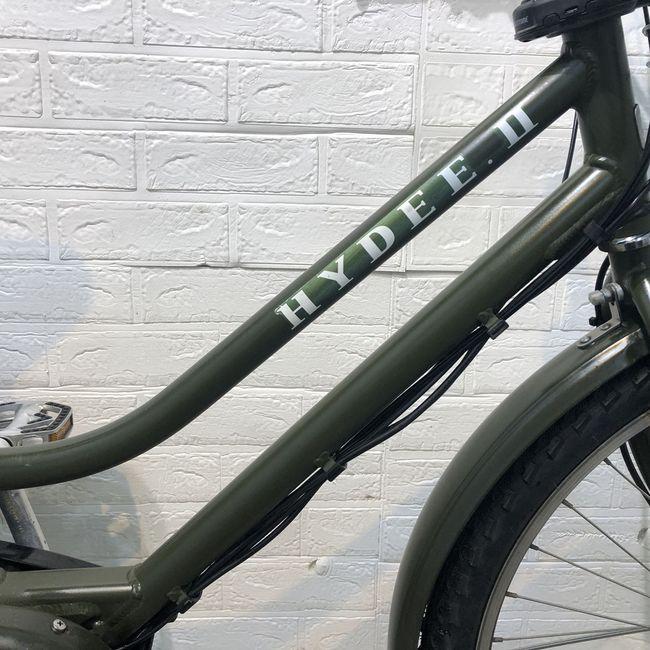 電動自転車 中古 子供乗せ ブリヂストン HYDEE 2 ハイディ ツー カーキ 26インチ YE047 電動アシスト自転車 横浜 | BRIDGESTONE | 04