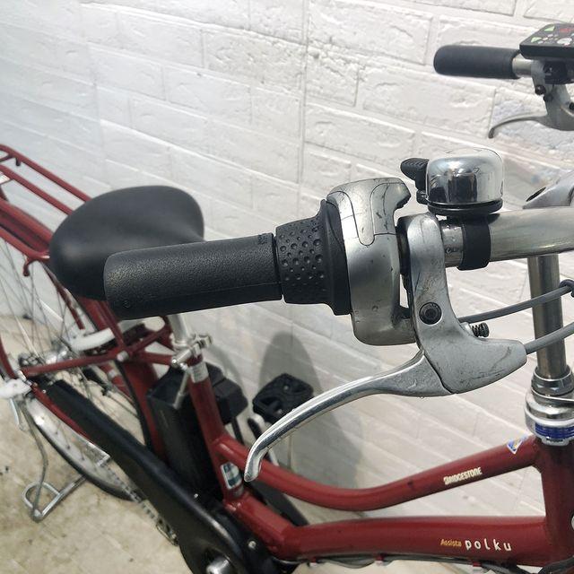 電動自転車 中古 ママチャリ ブリヂストン アシスタ ポルク レッド 26インチ YE094 電動アシスト自転車 横浜 | BRIDGESTONE | 09