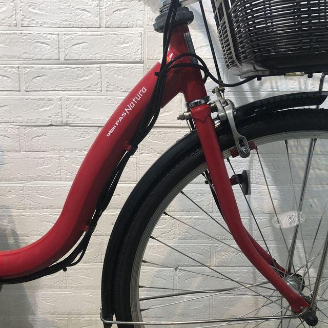 YAMAHA（ヤマハ） 電動自転車 中古 ママチャリ PAS ナチュラ M レッド