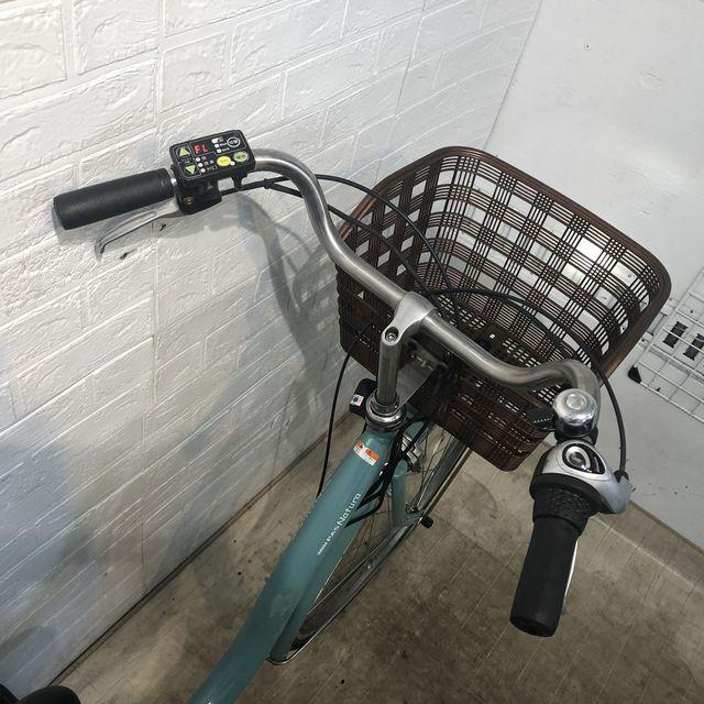 お値下げ可能です引き取り可能です。ヤマハ　ナチュラ　電動アシスト自転車 グリーン YAMAHA（ヤマハ） 電動自転車 中古 ママチャリ PAS ナチュラ L DX