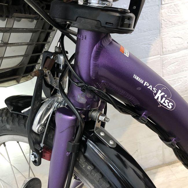 【年末値引き3000円】R7128 電動アシスト自転車 PAS Kiss mini 2013年 ヤマハ YAMAHA（ヤマハ） 電動自転車 中古 子供乗せ PAS Kiss mini パス