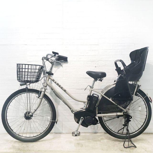 電動自転車 中古 子供乗せ ブリヂストン HYDEE 2 ハイディ ツー ベージュ 26インチ YF004 電動アシスト自転車 横浜 | BRIDGESTONE | 17