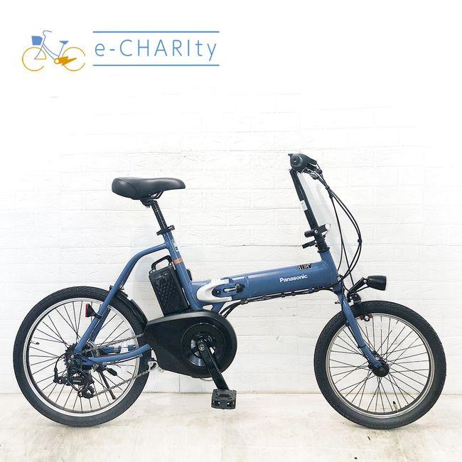 電動自転車 中古 小径車 折りたたみ パナソニック オフタイム ブルー 前18×後20インチ YF007 電動アシスト自転車 横浜 | Panasonic