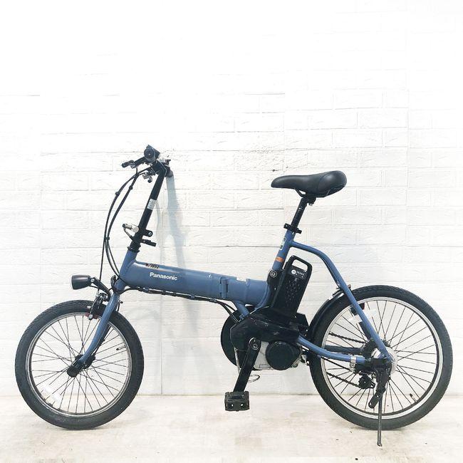電動自転車 中古 小径車 折りたたみ パナソニック オフタイム ブルー 前18×後20インチ YF007 電動アシスト自転車 横浜 | Panasonic | 15