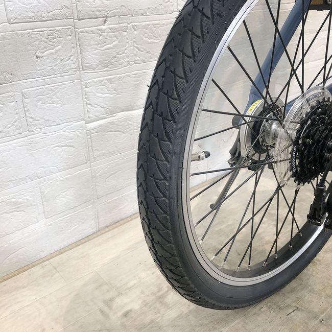 電動自転車 中古 小径車 折りたたみ パナソニック オフタイム ブルー 前18×後20インチ YF007 電動アシスト自転車 横浜 | Panasonic | 08