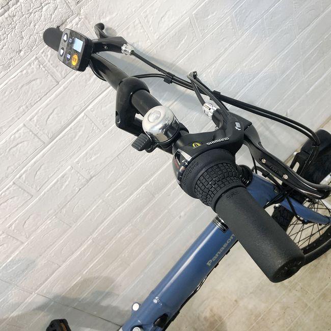 電動自転車 中古 小径車 折りたたみ パナソニック オフタイム ブルー 前18×後20インチ YF007 電動アシスト自転車 横浜 | Panasonic | 09