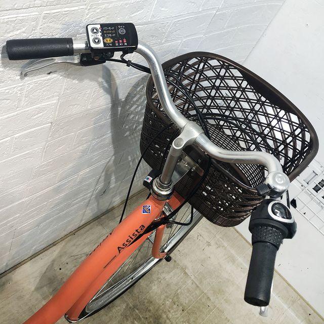 電動自転車 中古 ママチャリ ブリヂストン アシスタ ベーシック オレンジ 26インチ YF014 電動アシスト自転車 横浜 | BRIDGESTONE | 03