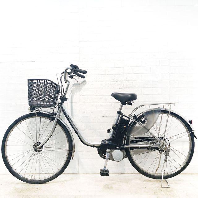中古電動自転車 パナソニック ビビDX 26インチ シルバー横浜 №8651 Panasonic（パナソニック） 電動自転車 中古 ママチャリ ビビ DX
