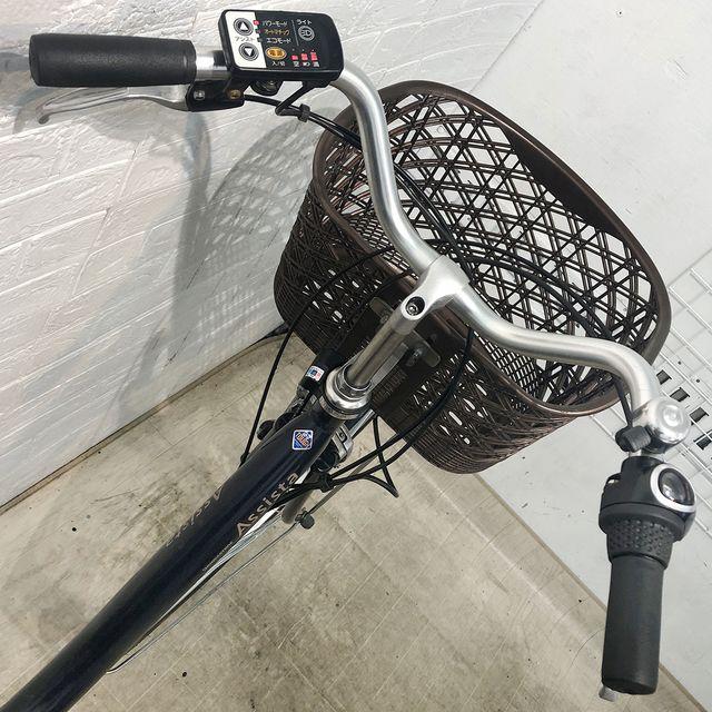 電動自転車 中古 ママチャリ ブリヂストン アシスタ ベーシック ネイビー 26インチ YF020 電動アシスト自転車 横浜の画像