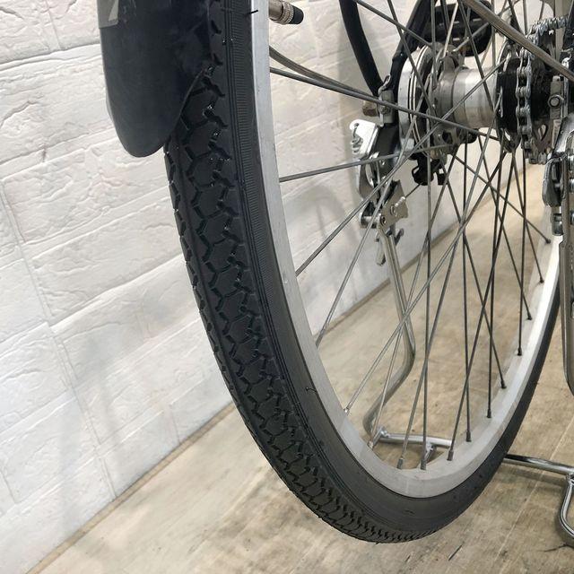電動自転車 中古 ママチャリ ブリヂストン アシスタ ベーシック ネイビー 26インチ YF020 電動アシスト自転車 横浜の画像