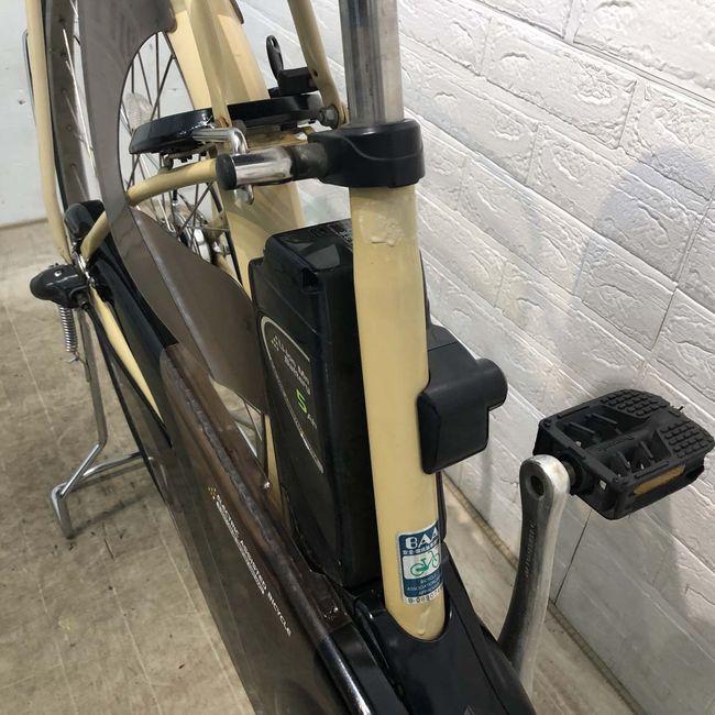 電動自転車 中古 ママチャリ パナソニック ビビ DX ベージュ 26インチ YF040 電動アシスト自転車 横浜 | Panasonic | 12
