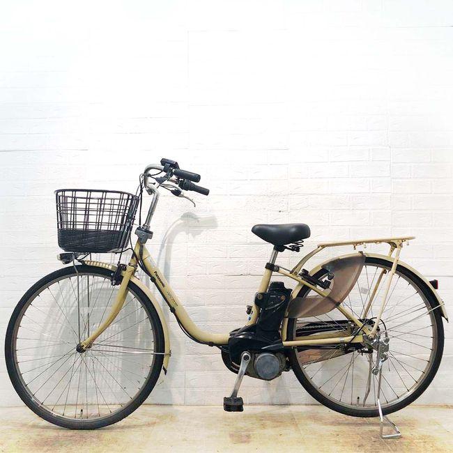 電動自転車 中古 ママチャリ パナソニック ビビ DX ベージュ 26インチ YF040 電動アシスト自転車 横浜 | Panasonic | 14