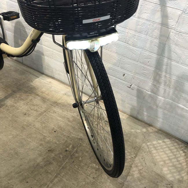 電動自転車 中古 ママチャリ パナソニック ビビ DX ベージュ 26インチ YF040 電動アシスト自転車 横浜 | Panasonic | 07