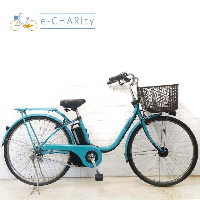 電動自転車 中古 ママチャリ パナソニック ビビ スタイル DX ブルー 26インチ YF052 電動アシスト自転車 横浜 | Panasonic