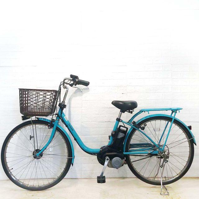 電動自転車 中古 ママチャリ パナソニック ビビ スタイル DX ブルー 26インチ YF052 電動アシスト自転車 横浜 | Panasonic | 14