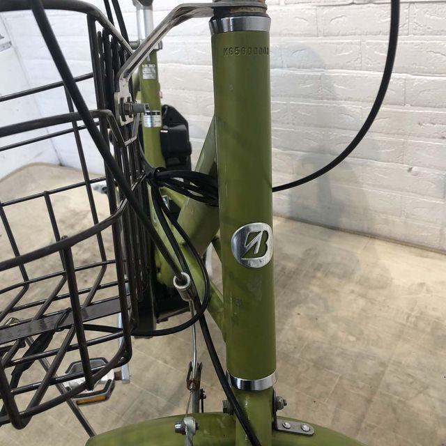 電動自転車 中古 小径車 ブリヂストン リアルストリーム ミニ グリーン 20インチ YF059 電動アシスト自転車 横浜 | BRIDGESTONE | 13
