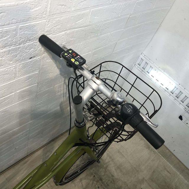 電動自転車 中古 小径車 ブリヂストン リアルストリーム ミニ グリーン 20インチ YF059 電動アシスト自転車 横浜 | BRIDGESTONE | 03