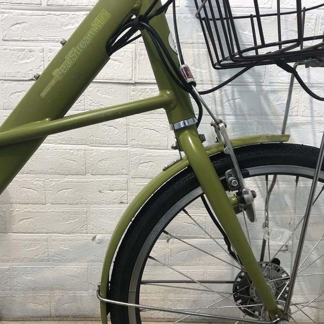 電動自転車 中古 小径車 ブリヂストン リアルストリーム ミニ グリーン 20インチ YF059 電動アシスト自転車 横浜 | BRIDGESTONE | 04
