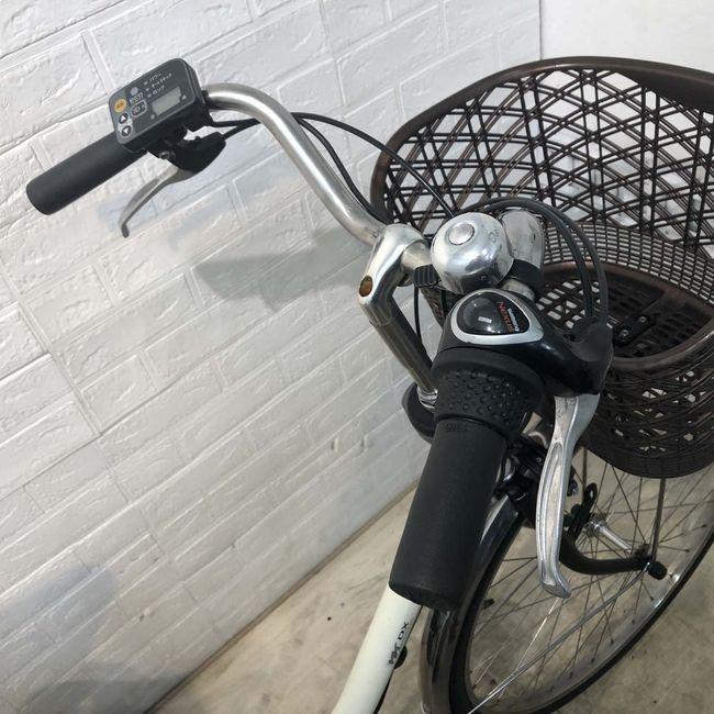 電動自転車 中古 ママチャリ パナソニック ビビ DX ホワイト 26インチ YF064 電動アシスト自転車 横浜 | Panasonic | 09