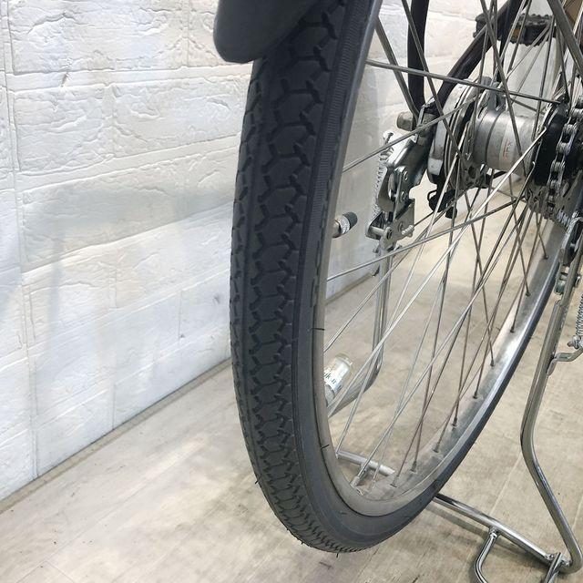 電動自転車 中古 ママチャリ ブリヂストン アシスタ ベーシック ブラウン 26インチ YF075 電動アシスト自転車 横浜の画像