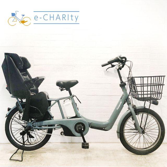 電動自転車 中古 子供乗せ パナソニック ギュット アニーズ DX ブルーグレー 20インチ YF076 電動アシスト自転車 横浜 | Panasonic