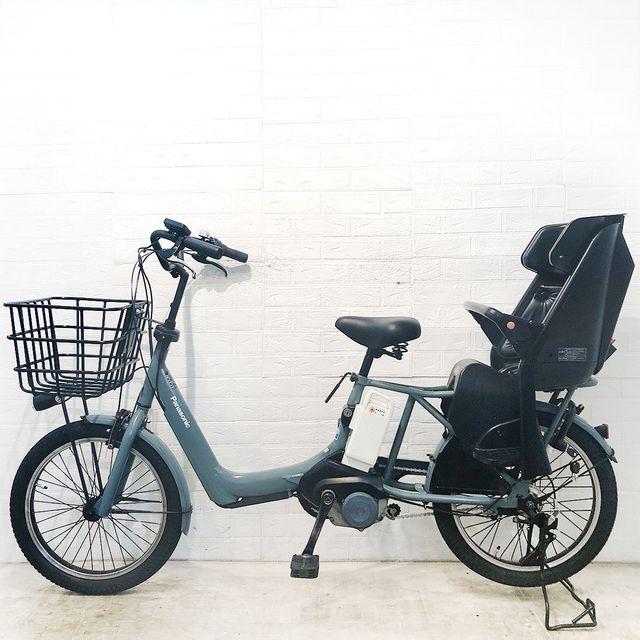 電動自転車 中古 子供乗せ パナソニック ギュット アニーズ DX ブルーグレー 20インチ YF076 電動アシスト自転車 横浜 | Panasonic | 16