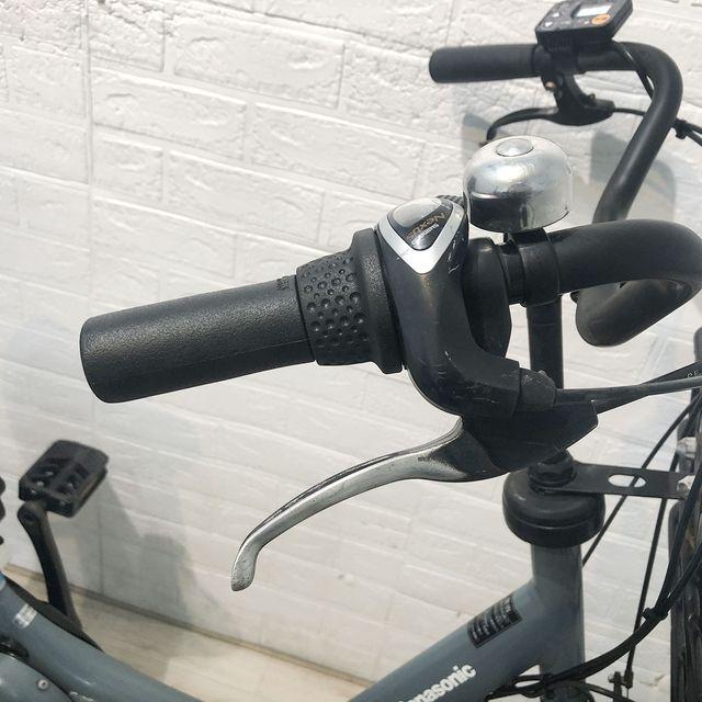 電動自転車 中古 子供乗せ パナソニック ギュット アニーズ DX ブルーグレー 20インチ YF076 電動アシスト自転車 横浜 | Panasonic | 09