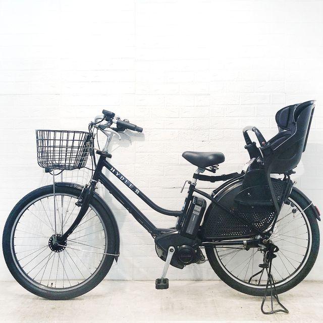 電動自転車 中古 子供乗せ 新品バッテリー ブリヂストン HYDEE B ハイディ ビー ネイビー 26インチ YF077 電動アシスト自転車 横浜 | BRIDGESTONE | 17