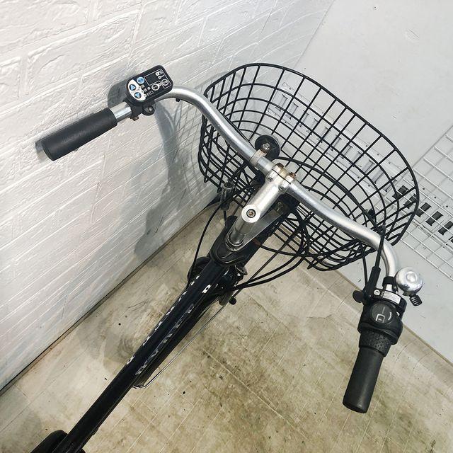 電動自転車 中古 子供乗せ 新品バッテリー ブリヂストン HYDEE B ハイディ ビー ネイビー 26インチ YF077 電動アシスト自転車 横浜 | BRIDGESTONE | 04