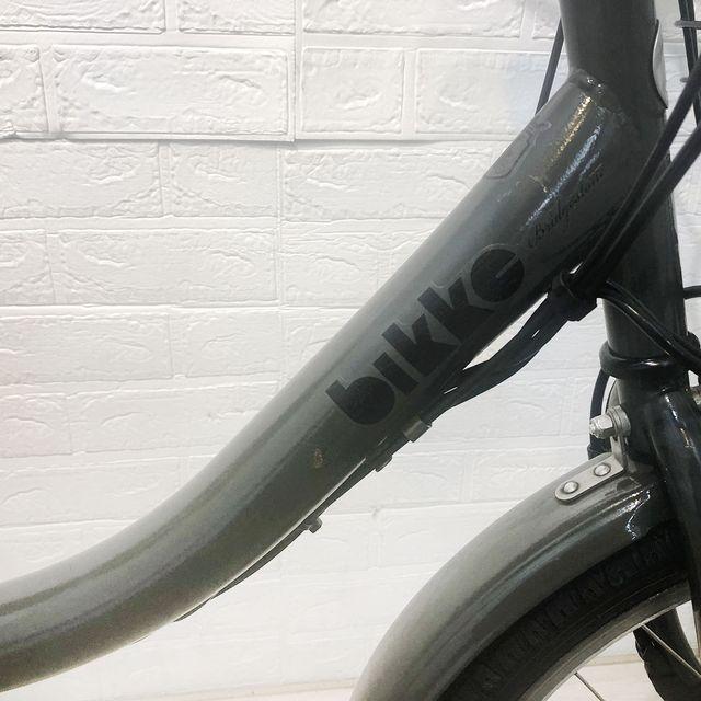 電動自転車 中古 子供乗せ ブリヂストン bikke MOB e ビッケ モブ イー グレー 20インチ YF079 電動アシスト自転車 横浜 | BRIDGESTONE | 04