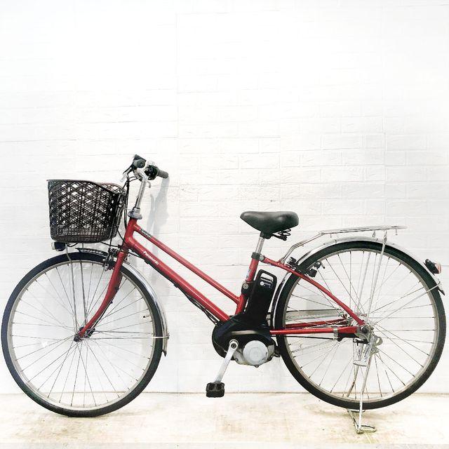中古電動アシスト自転車 パナソニック ティモDX　2022年7月11日購入 新品同様です！ Panasonic（パナソニック） 電動自転車 中古 シティ ティモ DX レッド