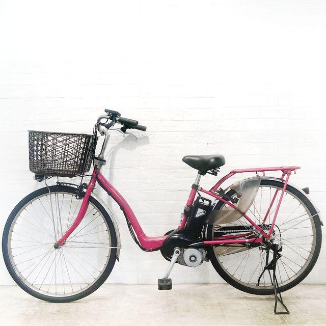 電動自転車 中古 ママチャリ パナソニック ギュット プラス ピンク 26インチ YF083 電動アシスト自転車 横浜 | Panasonic | 15