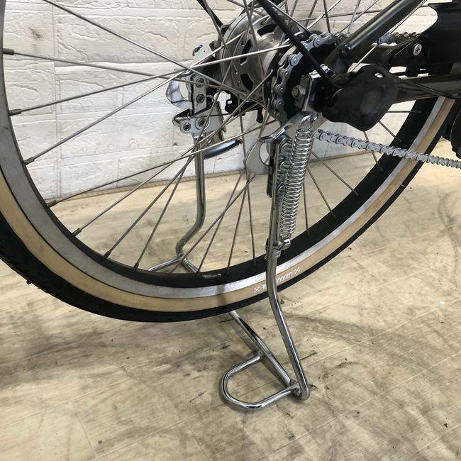 電動自転車 中古 ママチャリ BRIDGESTONE アシスタユニ カーキ 24インチ YF121 電動アシスト自転車 横浜の画像