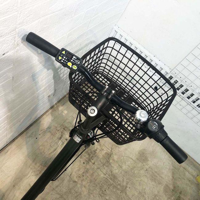 電動自転車 中古 ママチャリ BRIDGESTONE アシスタユニ カーキ 24インチ YF121 電動アシスト自転車 横浜の画像