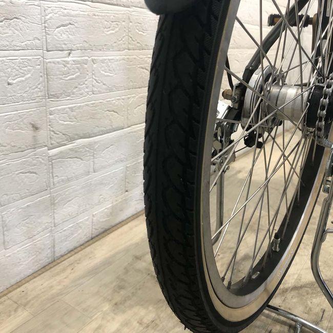 電動自転車 中古 ママチャリ BRIDGESTONE アシスタユニ カーキ 24インチ YF121 電動アシスト自転車 横浜の画像