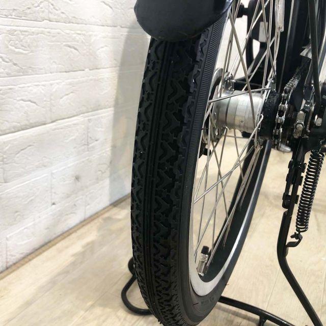 電動自転車 中古 小径車 ブリヂストン アシスタ ユニ ブラック 20インチ YF126 電動アシスト自転車 横浜の画像
