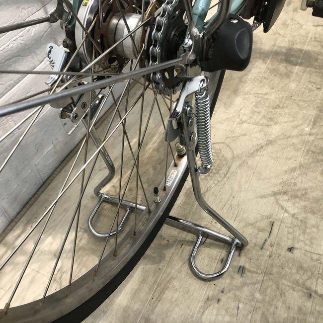 電動自転車 中古 ママチャリ ブリヂストン アシスタ DX グリーン 26インチ YG009 電動アシスト自転車 横浜の画像