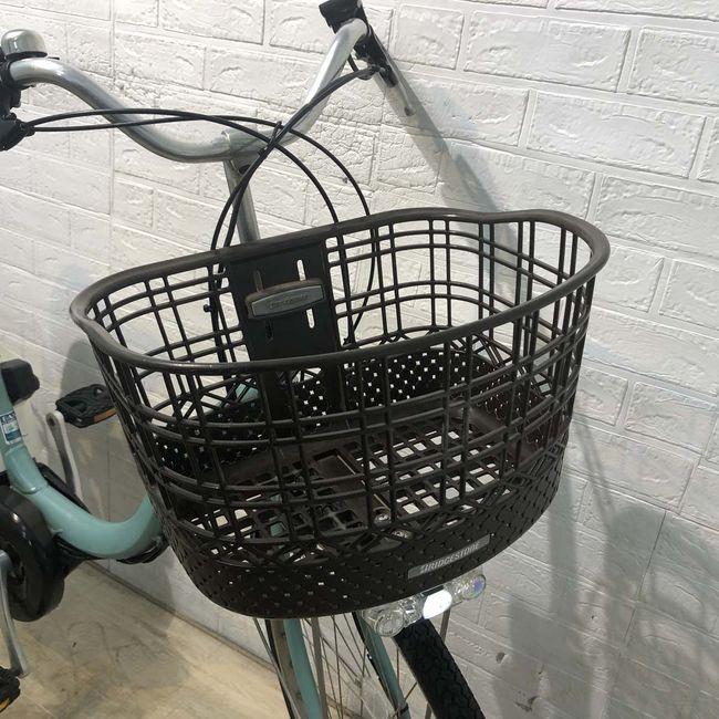 電動自転車 中古 ママチャリ ブリヂストン アシスタ DX グリーン 26インチ YG009 電動アシスト自転車 横浜の画像