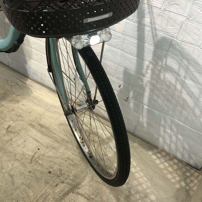 電動自転車 中古 ママチャリ ブリヂストン アシスタ DX グリーン 26インチ YG009 電動アシスト自転車 横浜の画像